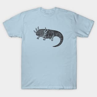 Axolotl - hand drawn detailed animal design T-Shirt